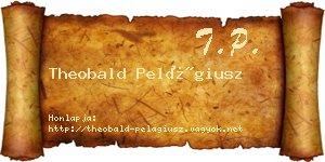 Theobald Pelágiusz névjegykártya